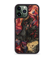 iPhone 13 Pro Max Wood Phone Case - Ensley (Red, 802173)