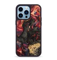 iPhone 14 Pro Max Wood Phone Case - Ensley (Red, 802173)