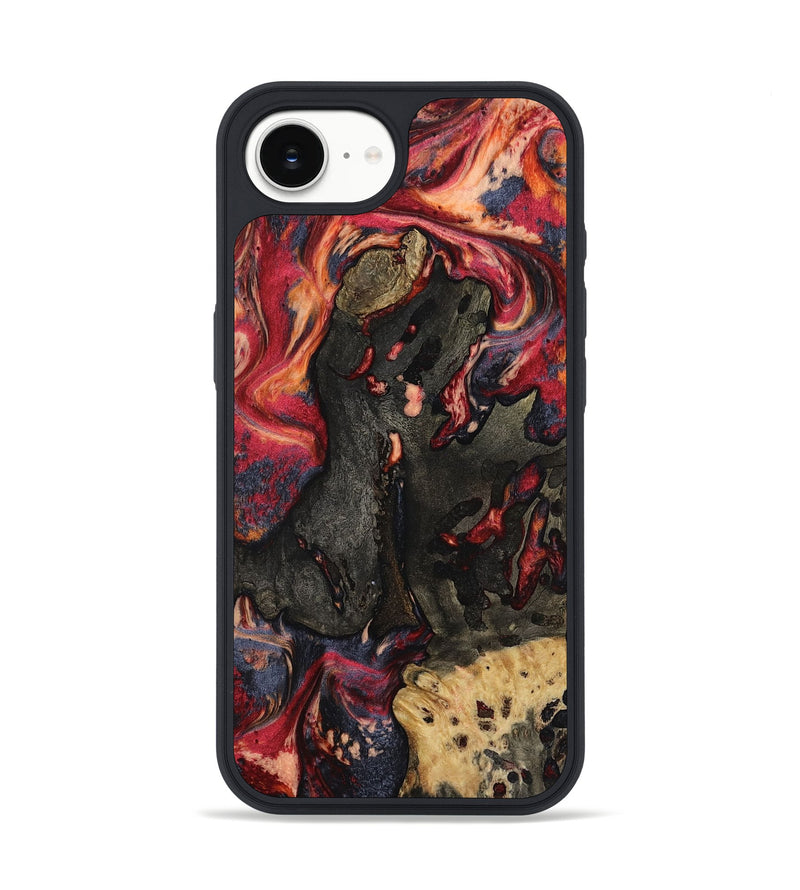 iPhone 16e Wood Phone Case - Ensley (Red, 802173)