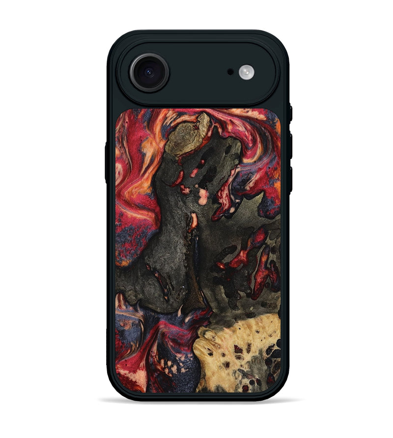 iPhone 17 Air Wood Phone Case - Ensley (Red, 802173)