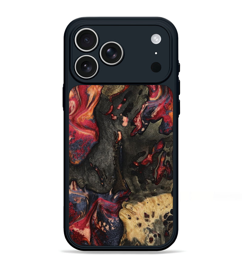 iPhone 17 Pro Max Wood Phone Case - Ensley (Red, 802173)