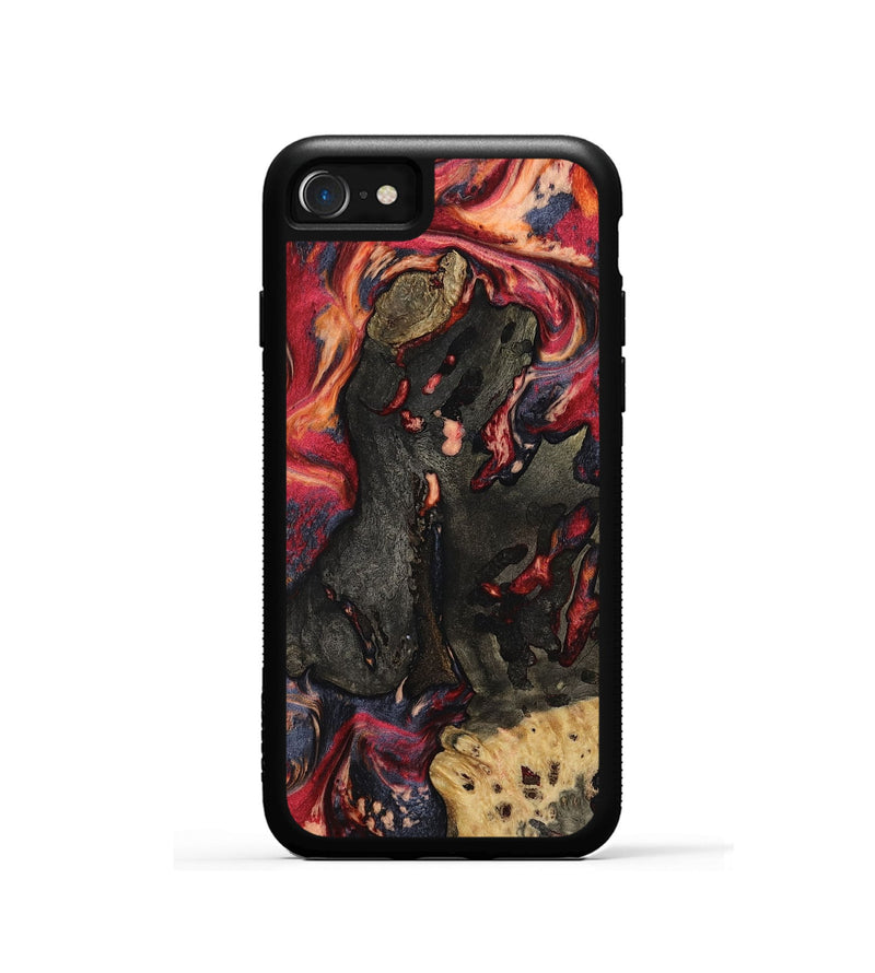 iPhone SE Wood Phone Case - Ensley (Red, 802173)