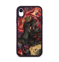 iPhone Xr Wood Phone Case - Ensley (Red, 802173)