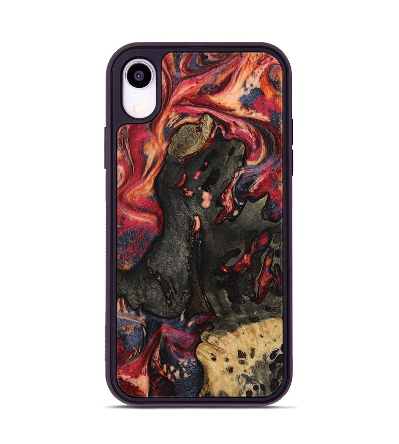 iPhone Xr Wood Phone Case - Ensley (Red, 802173)