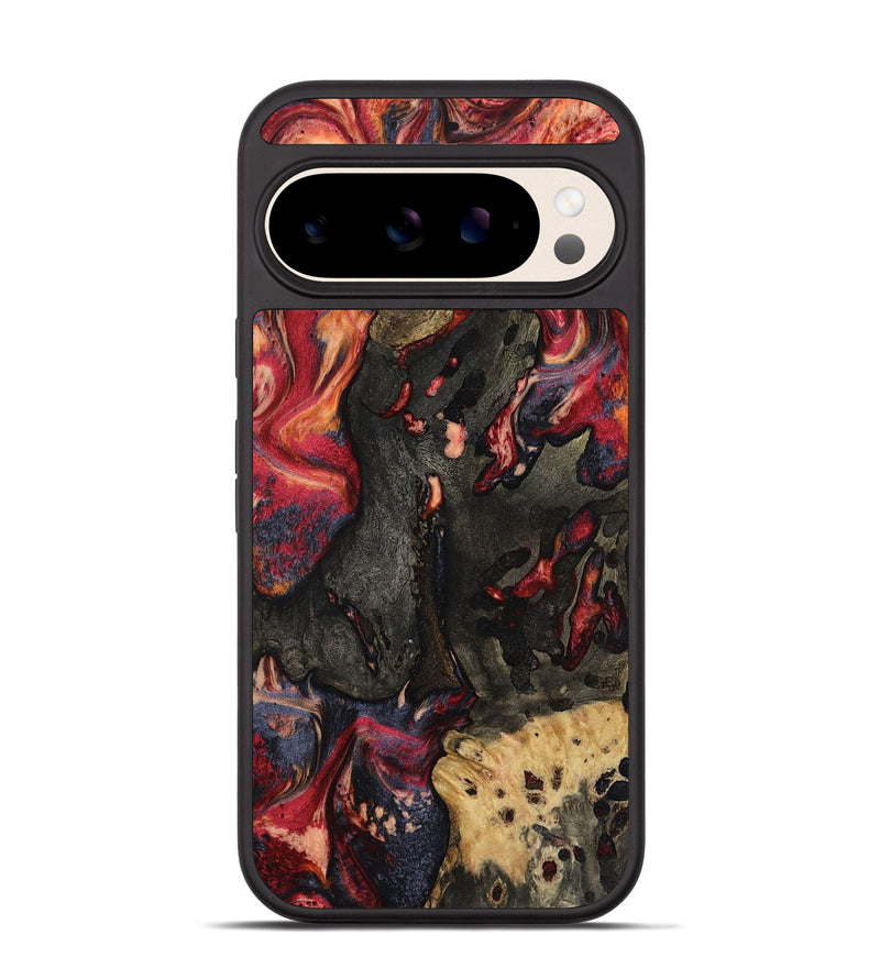 Pixel 10 Wood Phone Case - Ensley (Red, 802173)