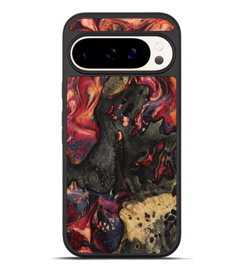 Pixel 10 Pro XL Wood Phone Case - Ensley (Red, 802173)