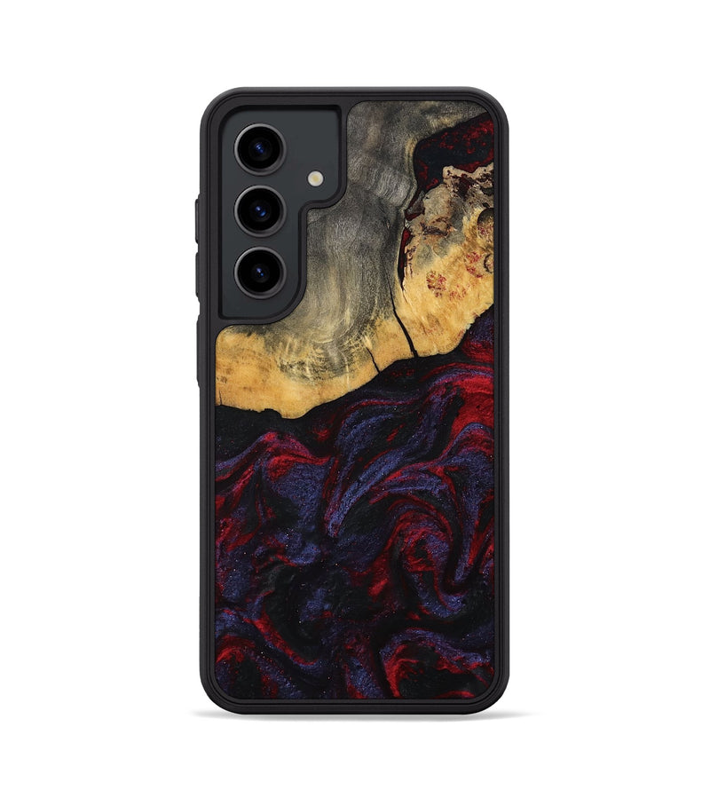 Galaxy S24 Wood Phone Case - Camren (Red, 802174)