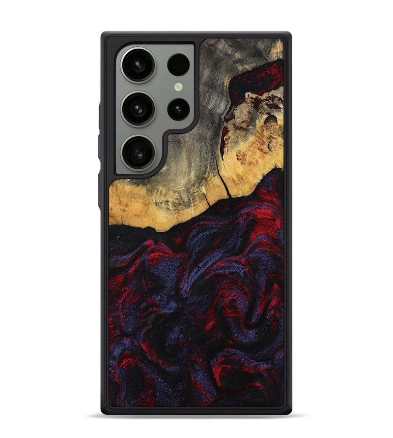 Galaxy S24 Ultra Wood Phone Case - Camren (Red, 802174)