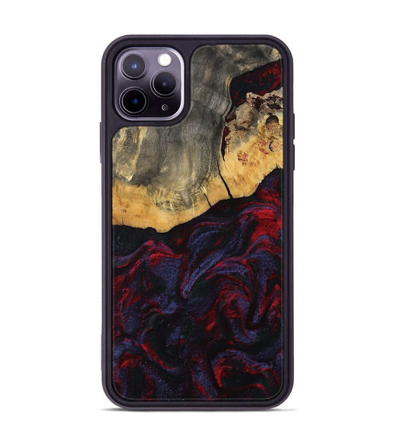 iPhone 11 Pro Max Wood Phone Case - Camren (Red, 802174)