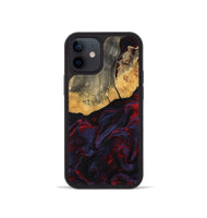 iPhone 12 mini Wood Phone Case - Camren (Red, 802174)