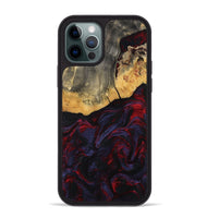 iPhone 12 Pro Max Wood Phone Case - Camren (Red, 802174)