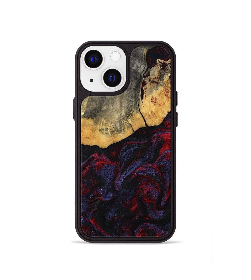 iPhone 13 mini Wood Phone Case - Camren (Red, 802174)