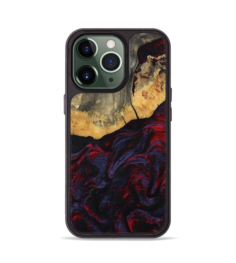 iPhone 13 Pro Wood Phone Case - Camren (Red, 802174)