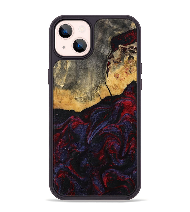 iPhone 14 Plus Wood Phone Case - Camren (Red, 802174)