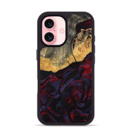 iPhone 16 Wood Phone Case - Camren (Red, 802174)