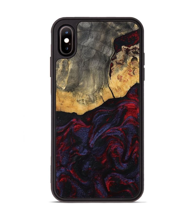 iPhone Xs Max Wood Phone Case - Camren (Red, 802174)