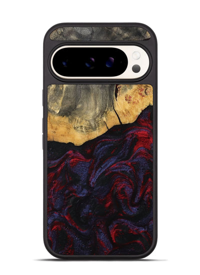 Pixel 9 Pro Wood Phone Case - Camren (Red, 802174)