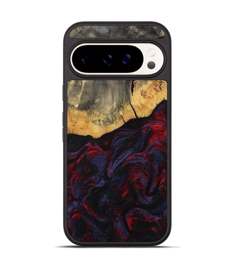 Pixel 9 Pro Wood Phone Case - Camren (Red, 802174)