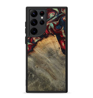 Galaxy S22 Ultra Wood Phone Case - Marlon (Red, 802175)