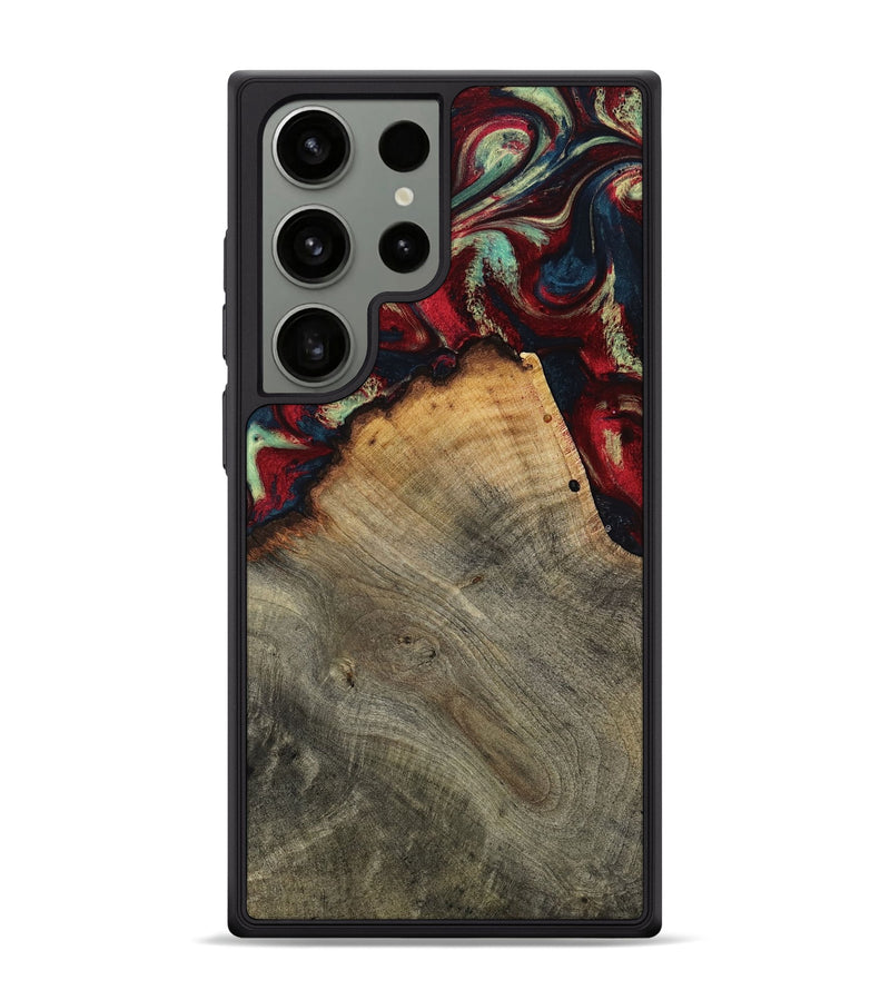 Galaxy S24 Ultra Wood Phone Case - Marlon (Red, 802175)