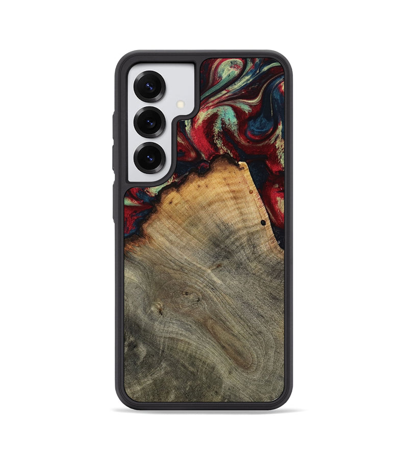 Galaxy S25 Wood Phone Case - Marlon (Red, 802175)