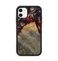 iPhone 11 Wood Phone Case - Marlon (Red, 802175)