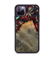iPhone 11 Pro Max Wood Phone Case - Marlon (Red, 802175)