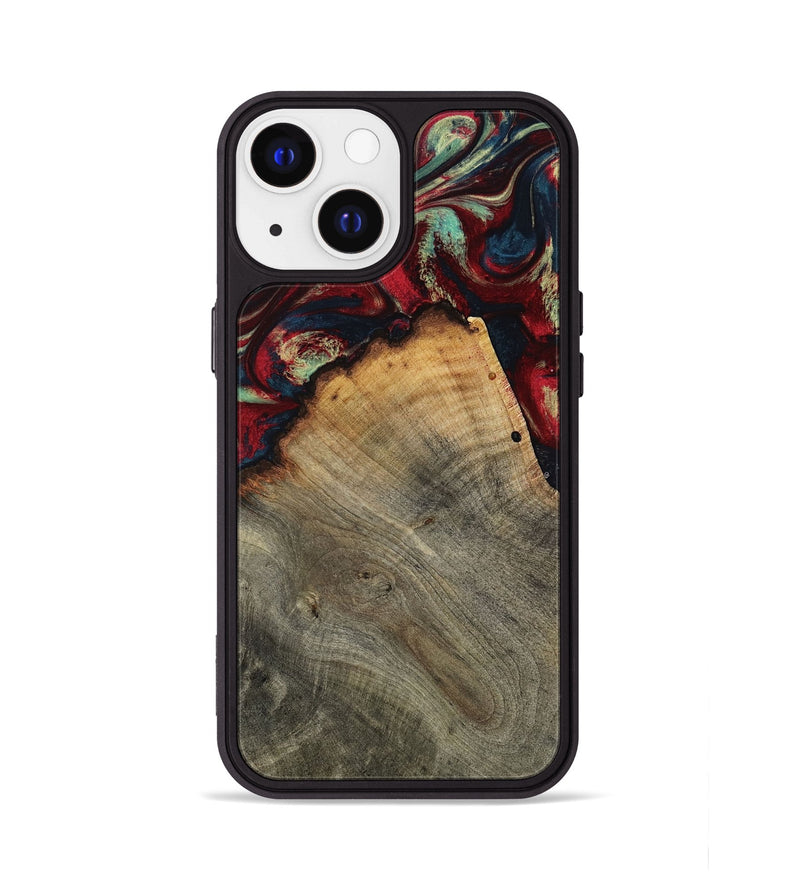 iPhone 13 Wood Phone Case - Marlon (Red, 802175)