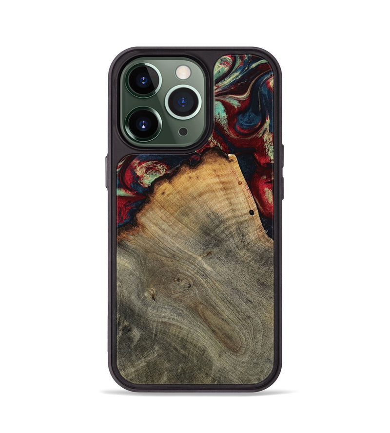 iPhone 13 Pro Wood Phone Case - Marlon (Red, 802175)