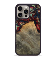 iPhone 16 Pro Max Wood Phone Case - Marlon (Red, 802175)