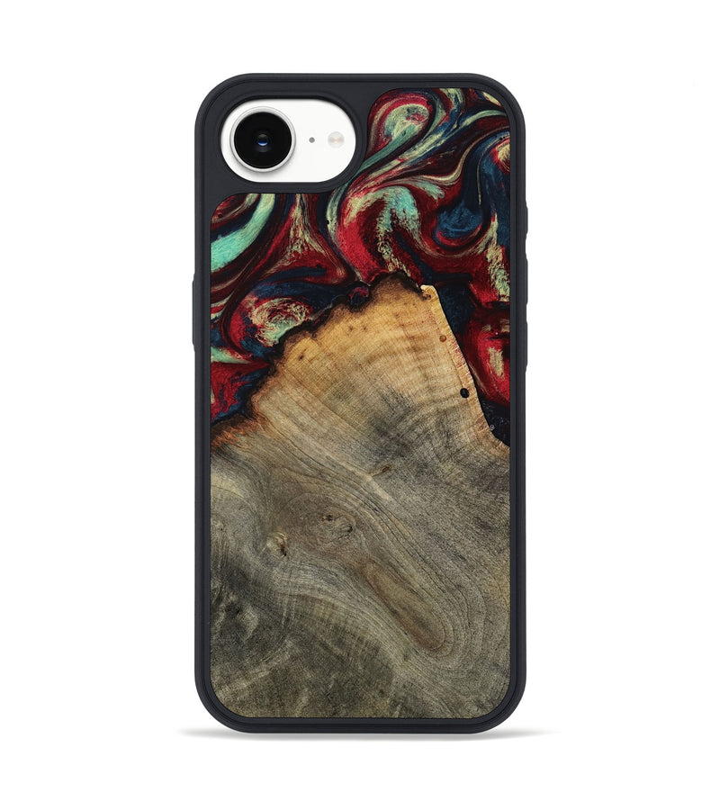 iPhone 16e Wood Phone Case - Marlon (Red, 802175)