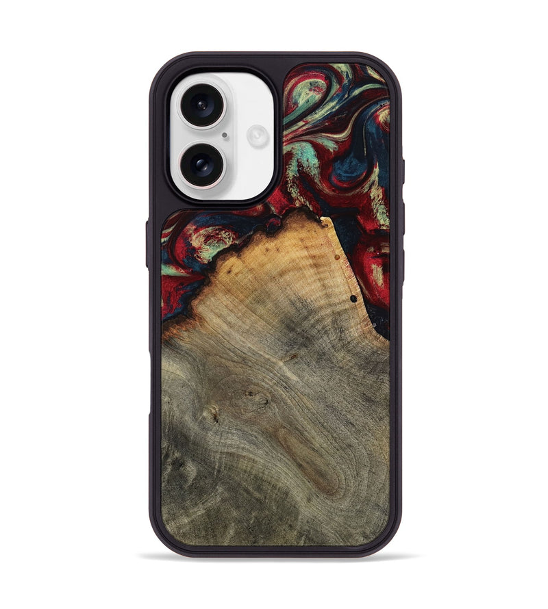 iPhone 17 Wood Phone Case - Marlon (Red, 802175)