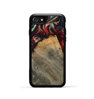 iPhone SE Wood Phone Case - Marlon (Red, 802175)