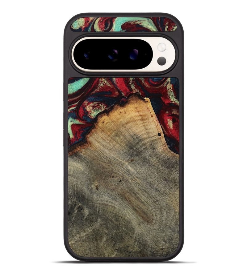 Pixel 9 Pro XL Wood Phone Case - Marlon (Red, 802175)
