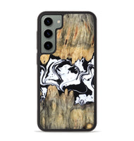 Galaxy S23 Plus Wood Phone Case - Norris (Black & White, 802176)