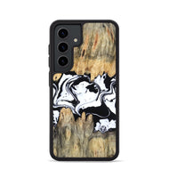 Galaxy S24 Wood Phone Case - Norris (Black & White, 802176)