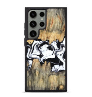 Galaxy S24 Ultra Wood Phone Case - Norris (Black & White, 802176)