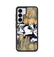 Galaxy S25 Wood Phone Case - Norris (Black & White, 802176)
