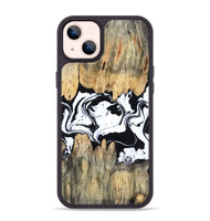 iPhone 14 Plus Wood Phone Case - Norris (Black & White, 802176)