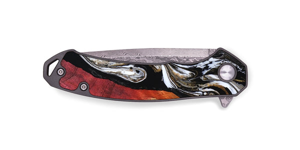EDC Wood Pocket Knife - Drake (Black & White, 802177)
