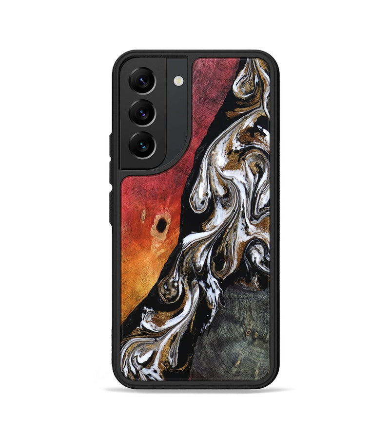 Galaxy S22 Wood Phone Case - Drake (Black & White, 802177)