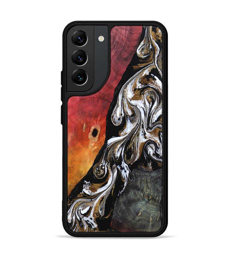 Galaxy S22 Plus Wood Phone Case - Drake (Black & White, 802177)