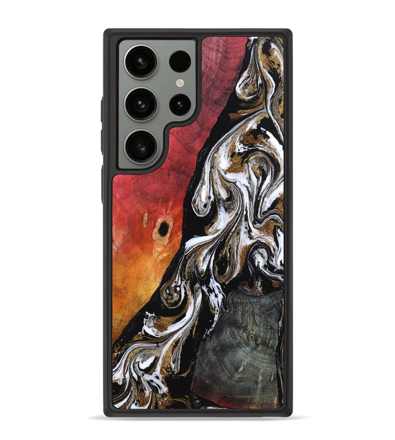 Galaxy S23 Ultra Wood Phone Case - Drake (Black & White, 802177)