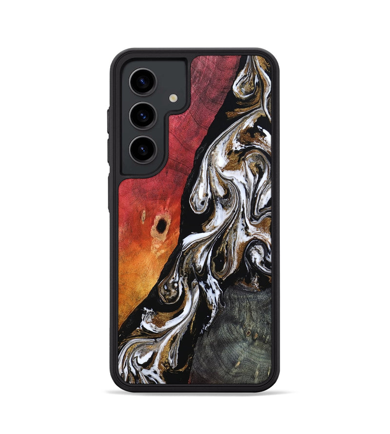 Galaxy S24 Wood Phone Case - Drake (Black & White, 802177)