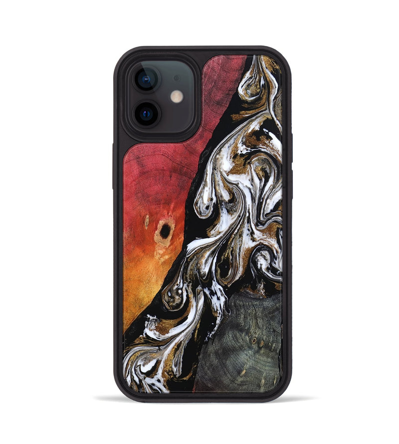 iPhone 12 Wood Phone Case - Drake (Black & White, 802177)