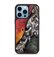 iPhone 14 Pro Max Wood Phone Case - Drake (Black & White, 802177)