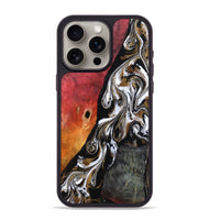 iPhone 15 Pro Max Wood Phone Case - Drake (Black & White, 802177)