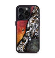 iPhone 15 Pro Wood Phone Case - Drake (Black & White, 802177)