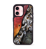 iPhone 16 Wood Phone Case - Drake (Black & White, 802177)