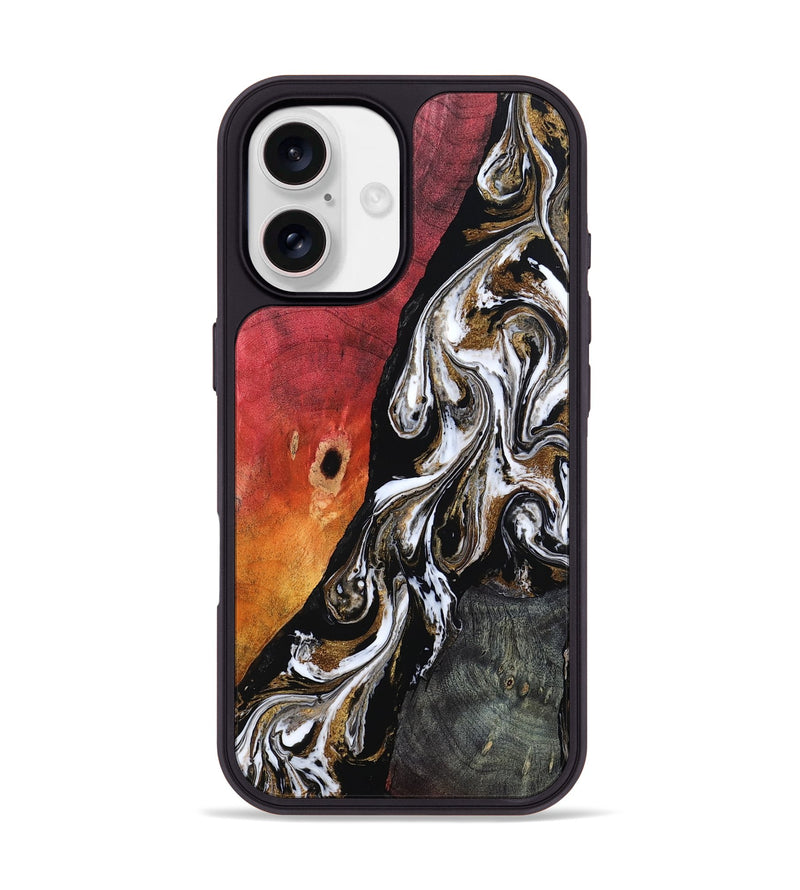 iPhone 17 Wood Phone Case - Drake (Black & White, 802177)